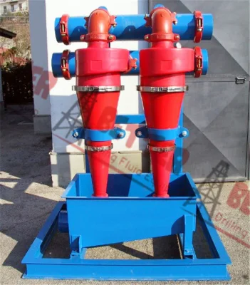 Sistema di controllo dei solidi per la perforazione di giacimenti petroliferi Desander idrociclone